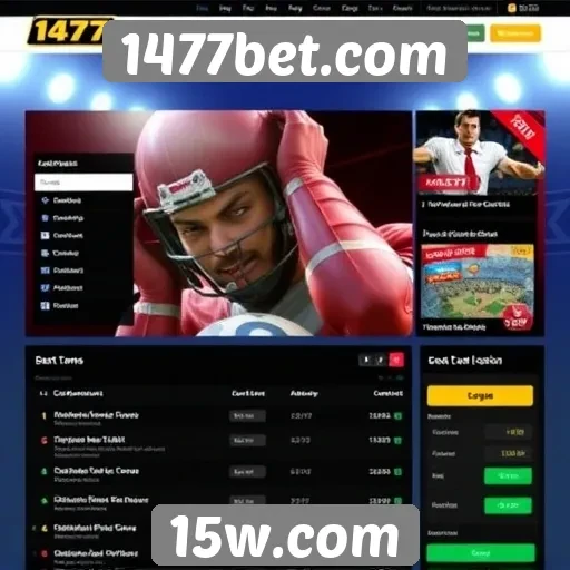 Interface e usabilidade do site de apostas 1477bet.com